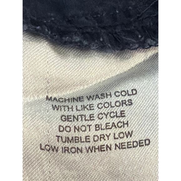 Caribbean Joe 100% Cotton navy twill capri pants 14 - Picture 4 of 8